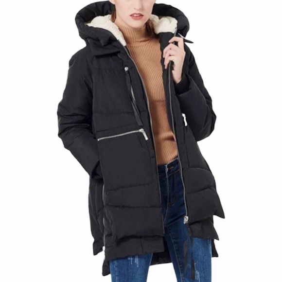 BAGATELLE Sport Puffer Jacket Utility Sherpa Hood - Picture 12 of 12